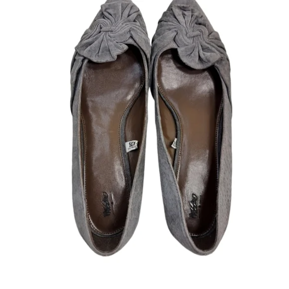 Vintage Mossimo Women's Suede Grey Shoes Size 9 - Picture 10 of 14